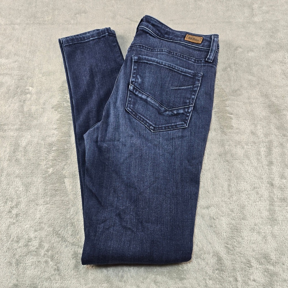 BKE Stella Skinny Jeans Womens 29x31.5 Dark Wash Mid Rise Slim Fit FBK316R Denim